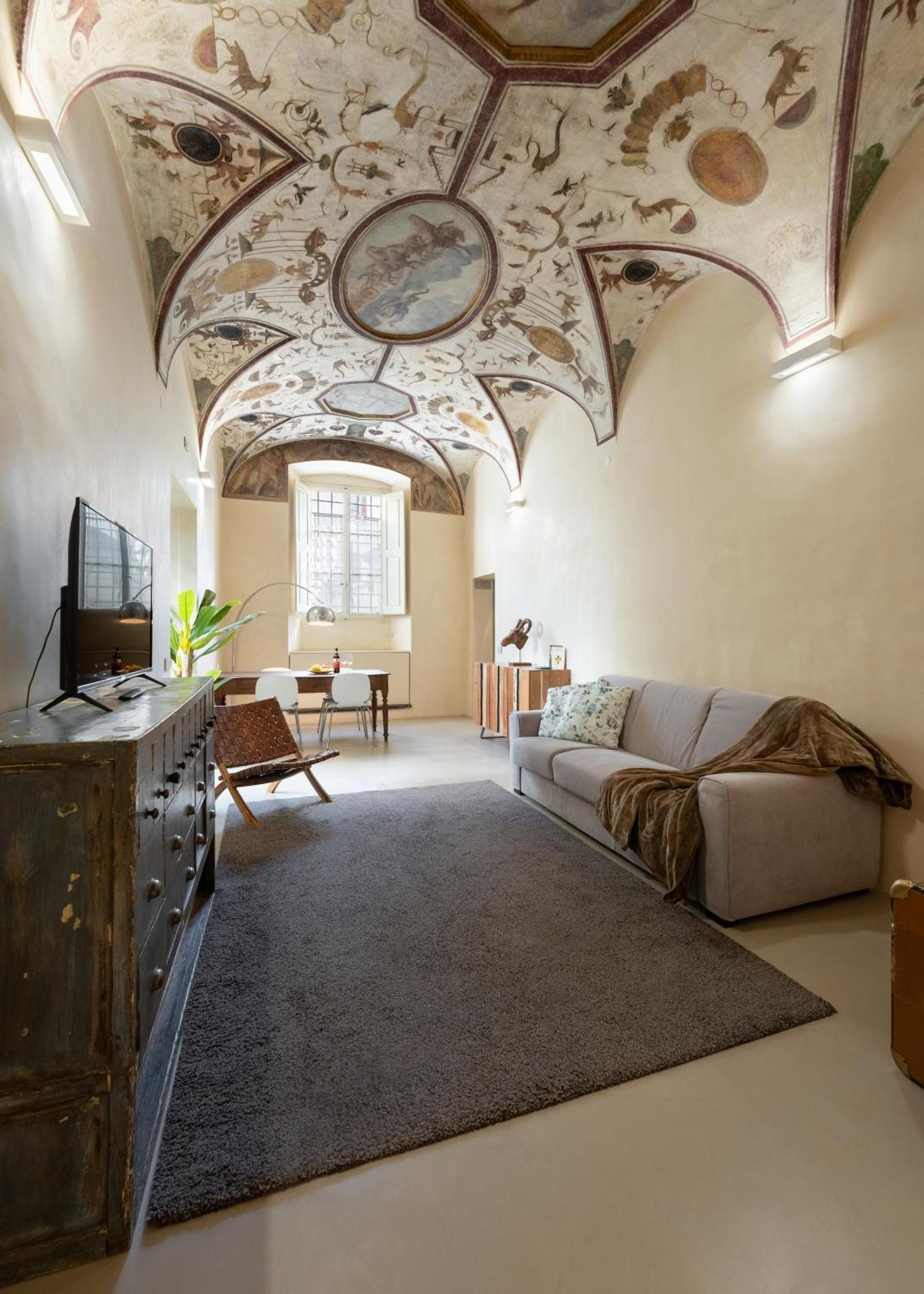 Keys Of Italy - Benci 20 Fresco - Frescoes One Bedroom Santa Croce * Florença